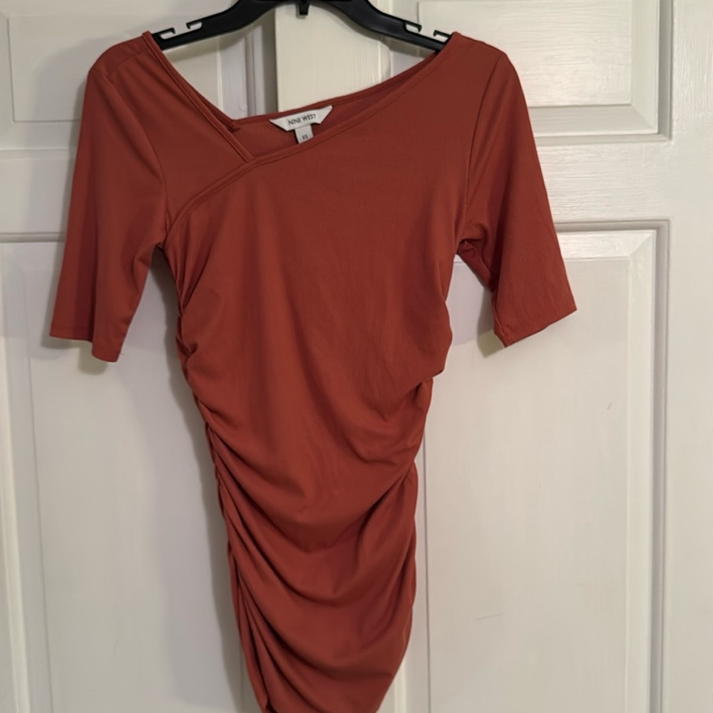 Nine West ribbed bodycon dress